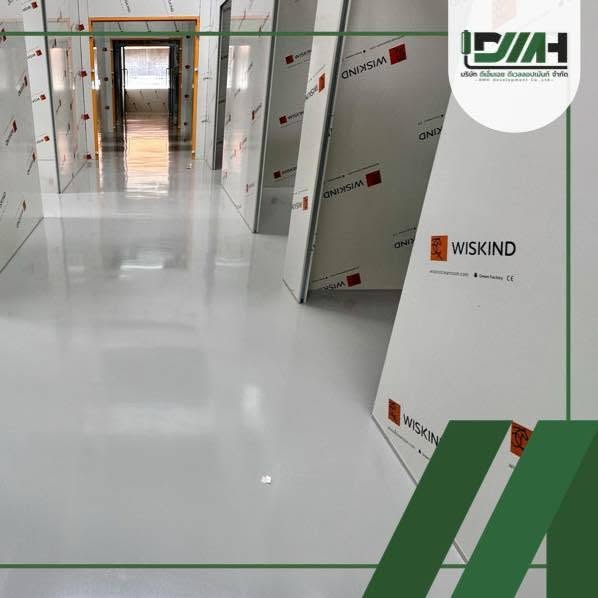 พื้น PU Concrete โรงงานผลิตยา ม.นเรศวร รูปที่ 1