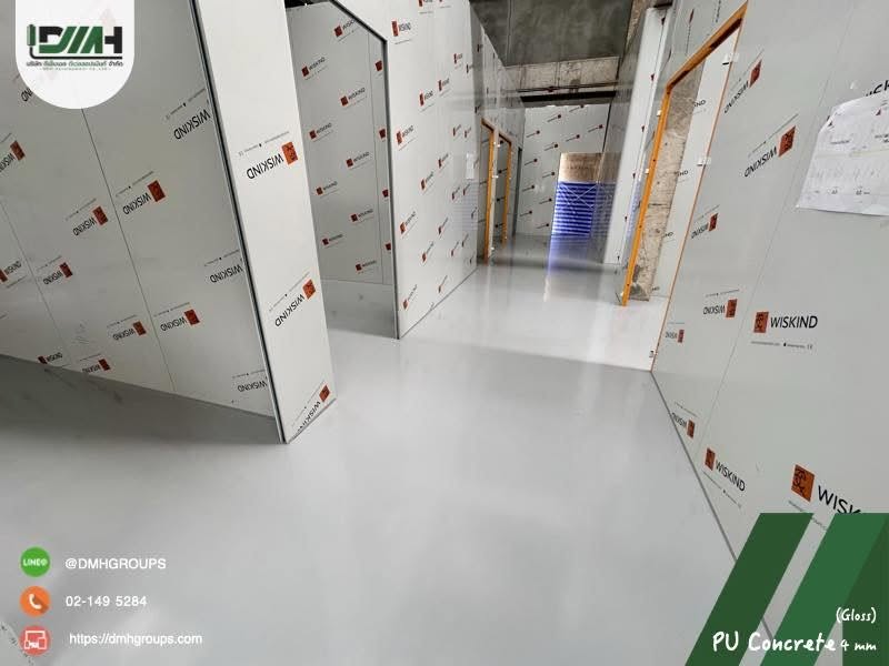 พื้น PU Concrete โรงงานผลิตยา ม.นเรศวร รูปที่ 12