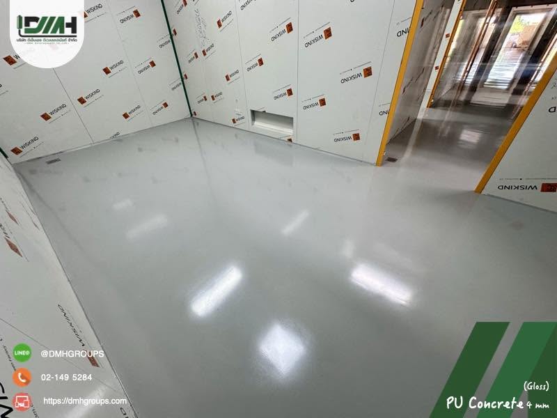 พื้น PU Concrete โรงงานผลิตยา ม.นเรศวร รูปที่ 14