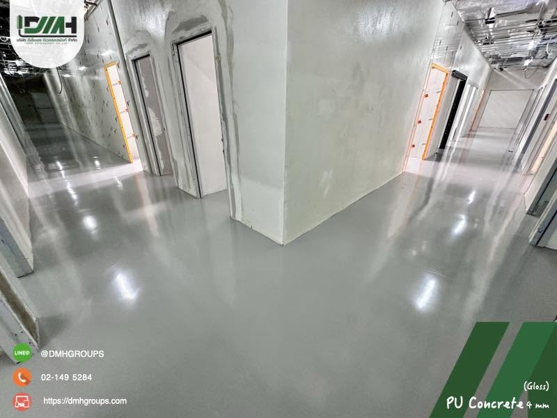 พื้น PU Concrete โรงงานผลิตยา ม.นเรศวร รูปที่ 15