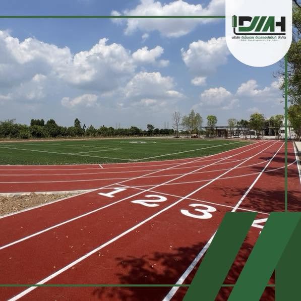 พื้นลู่วิ่ง EPDM โรงเรียนสองภาษาวันเนส ปทุมธานี
