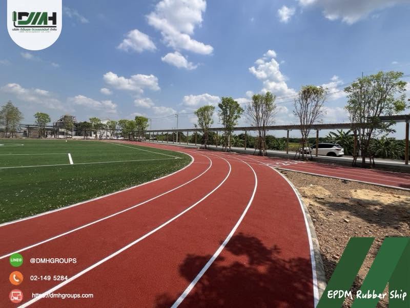 พื้นลู่วิ่ง EPDM โรงเรียนสองภาษาวันเนส ปทุมธานี