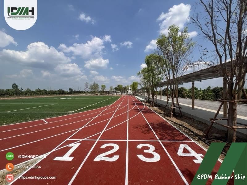 พื้นลู่วิ่ง EPDM โรงเรียนสองภาษาวันเนส ปทุมธานี