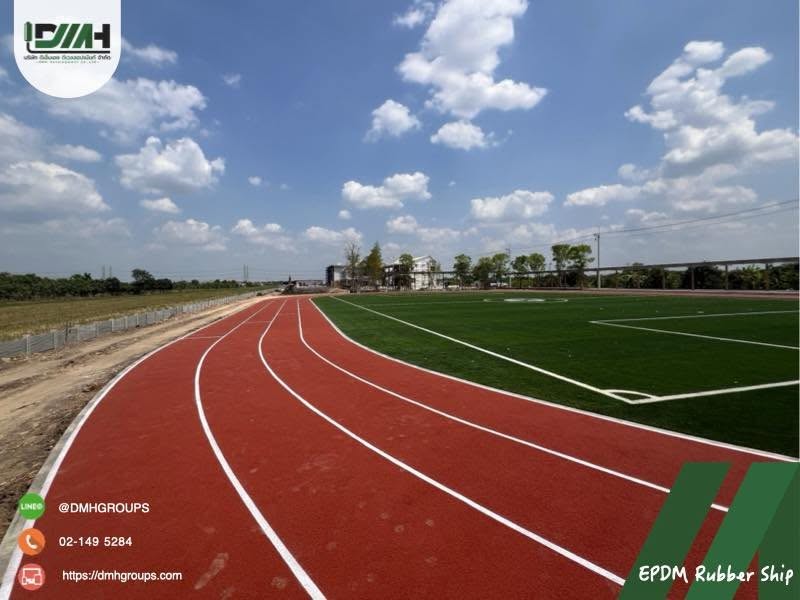 พื้นลู่วิ่ง EPDM โรงเรียนสองภาษาวันเนส ปทุมธานี