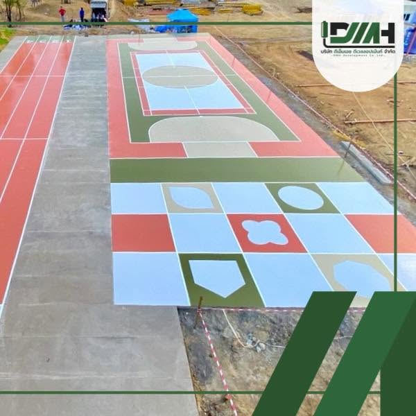 สนามกีฬา Polyurethane Hardcourt โรงเรียนวันเนส นครปฐม รูปที่ 2