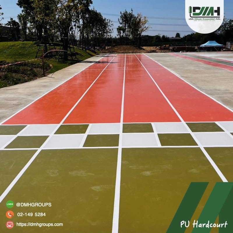 สนามกีฬา Polyurethane Hardcourt โรงเรียนวันเนส นครปฐม รูปที่ 3
