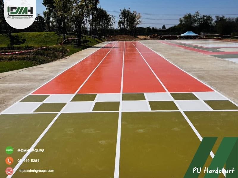 สนามกีฬา Polyurethane Hardcourt โรงเรียนวันเนส นครปฐม รูปที่ 12
