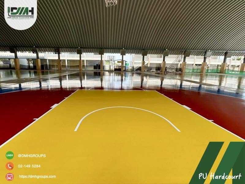 สนามกีฬา Polyurethane Hardcourt เทศบาลนครบ้านสวน ชลบุรี รูปที่ 8