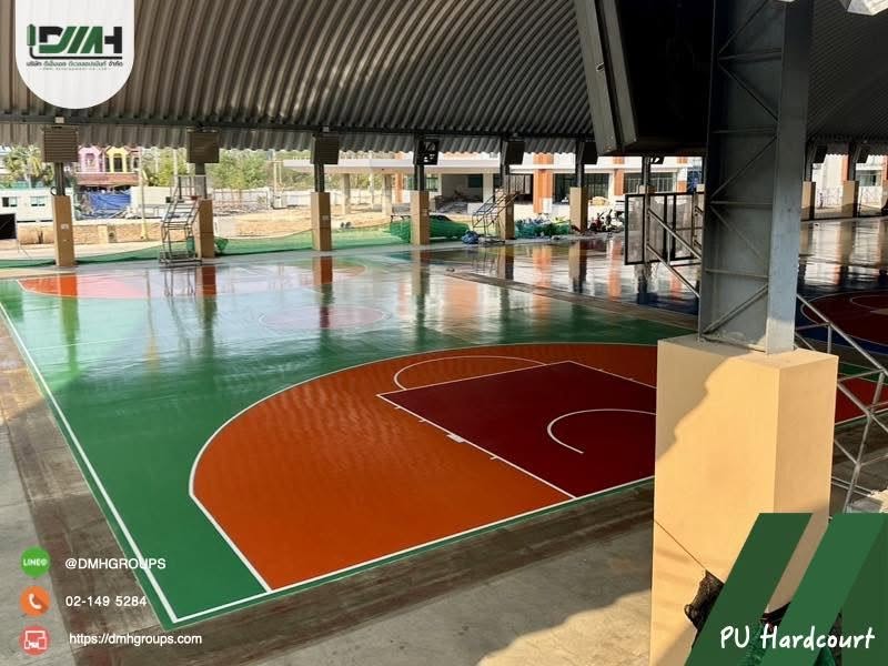 สนามกีฬา Polyurethane Hardcourt เทศบาลนครบ้านสวน ชลบุรี รูปที่ 9