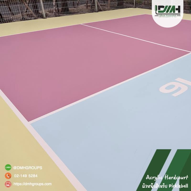 สนาม Pickleball Acrylic Hardcourt The Ground 16 บางแสน ชลบุรี รูปที่ 10