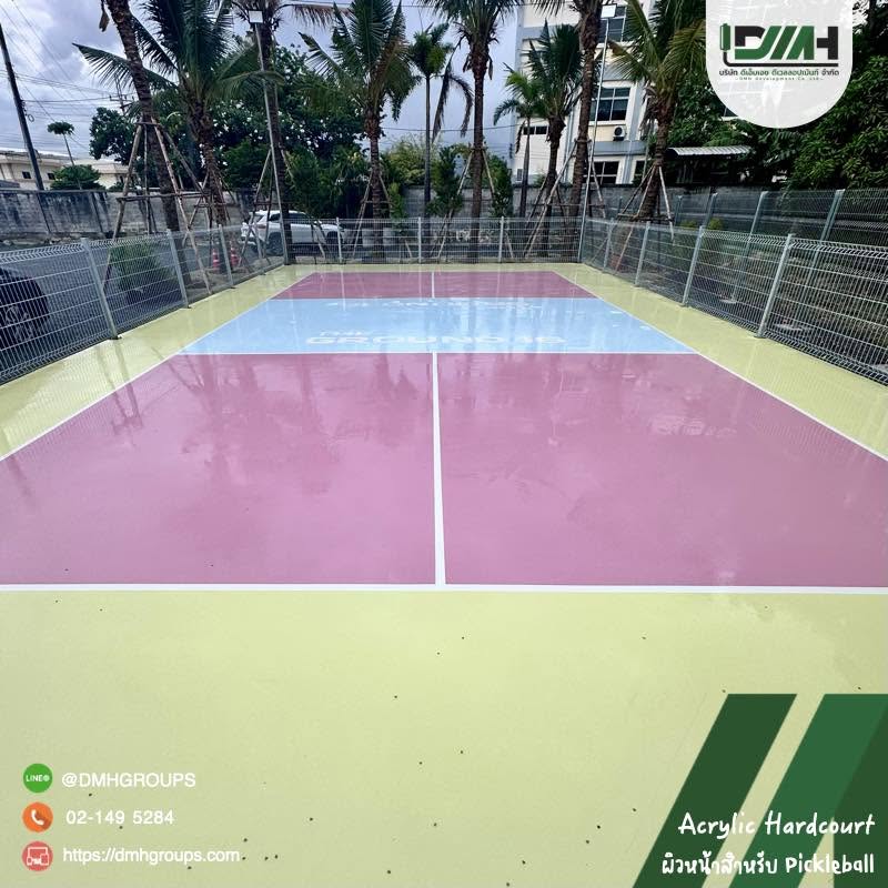 สนาม Pickleball Acrylic Hardcourt The Ground 16 บางแสน ชลบุรี รูปที่ 12