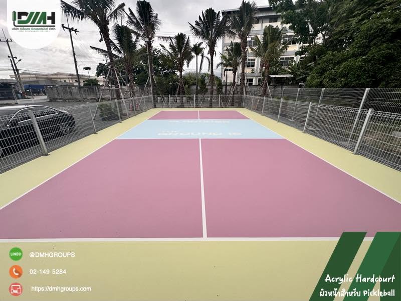 สนาม Pickleball Acrylic Hardcourt The Ground 16 บางแสน ชลบุรี รูปที่ 14