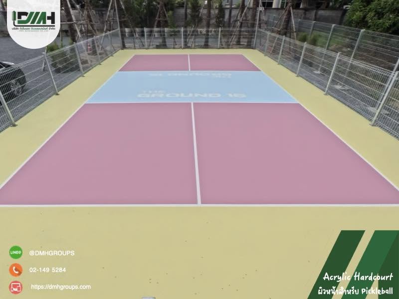 สนาม Pickleball Acrylic Hardcourt The Ground 16 บางแสน ชลบุรี รูปที่ 16