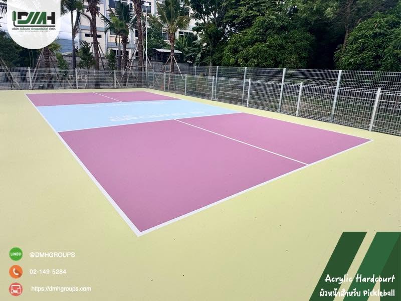 สนาม Pickleball Acrylic Hardcourt The Ground 16 บางแสน ชลบุรี รูปที่ 17