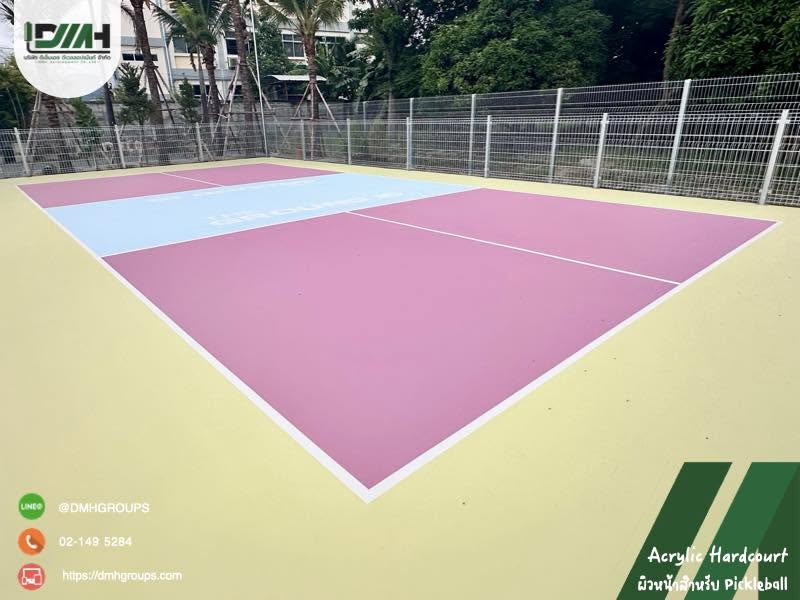 สนาม Pickleball Acrylic Hardcourt The Ground 16 บางแสน ชลบุรี รูปที่ 19