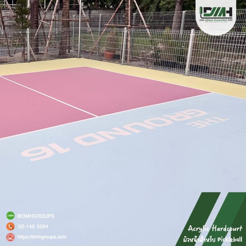 สนาม Pickleball Acrylic Hardcourt The Ground 16 บางแสน ชลบุรี รูปที่ 2
