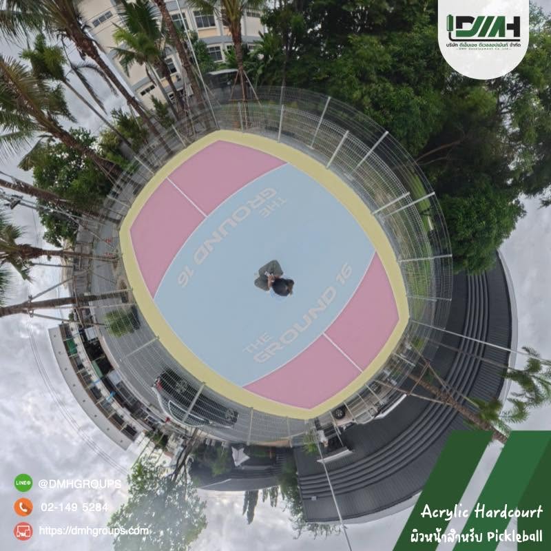 สนาม Pickleball Acrylic Hardcourt The Ground 16 บางแสน ชลบุรี รูปที่ 3
