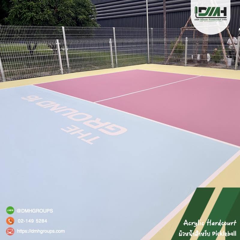 สนาม Pickleball Acrylic Hardcourt The Ground 16 บางแสน ชลบุรี รูปที่ 5
