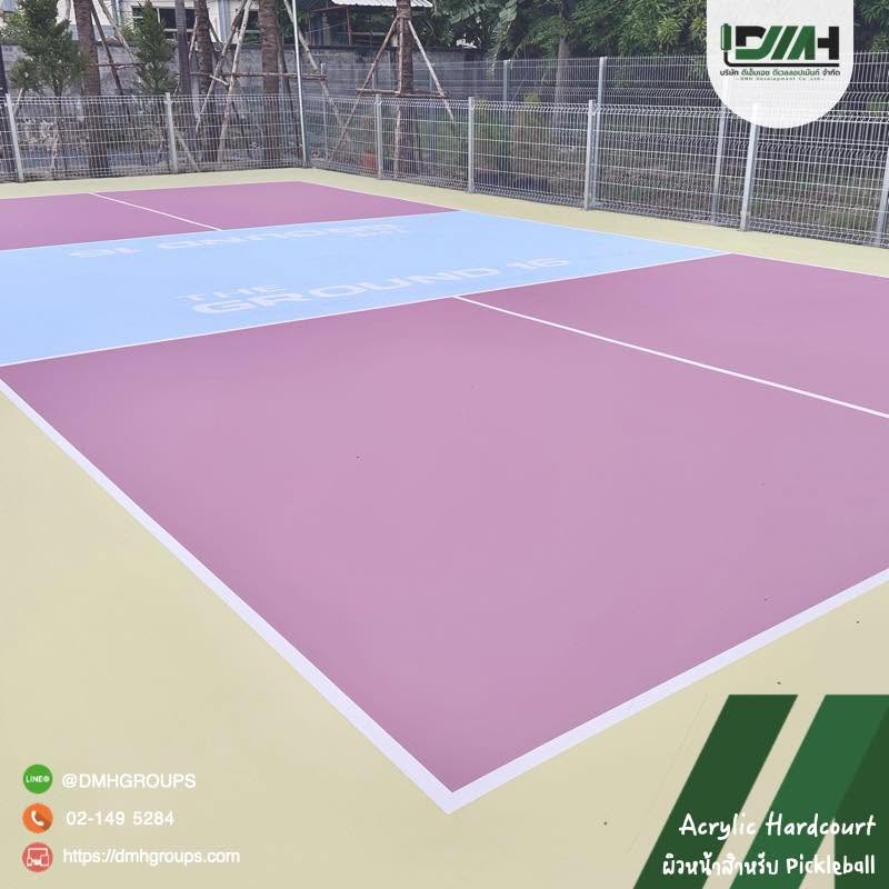 สนาม Pickleball Acrylic Hardcourt The Ground 16 บางแสน ชลบุรี รูปที่ 6