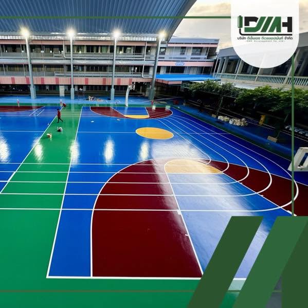 สนามกีฬา PU Hardcourt โรงเรียนธิดาแม่พระ สุราษฎร์ธานี รูปที่ 2