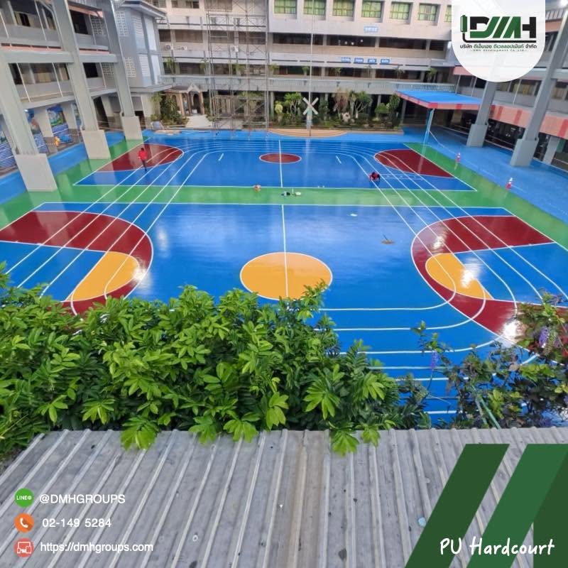 สนามกีฬา PU Hardcourt โรงเรียนธิดาแม่พระ สุราษฎร์ธานี รูปที่ 3
