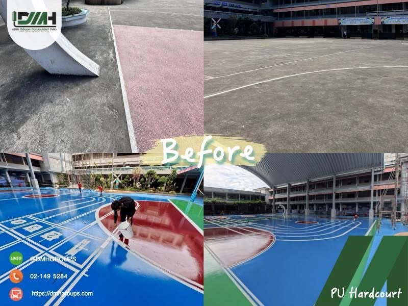 สนามกีฬา PU Hardcourt โรงเรียนธิดาแม่พระ สุราษฎร์ธานี รูปที่ 7