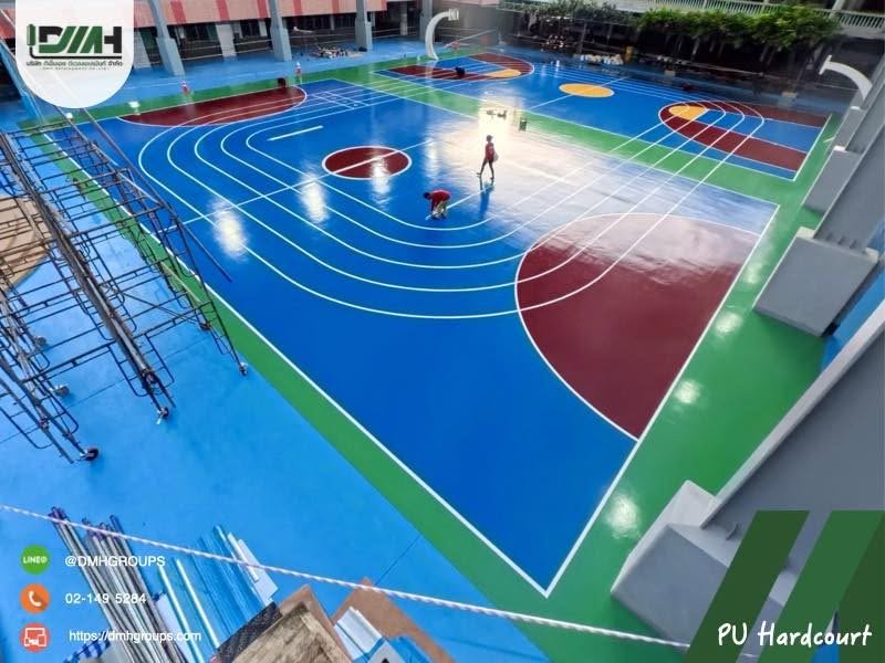 สนามกีฬา PU Hardcourt โรงเรียนธิดาแม่พระ สุราษฎร์ธานี รูปที่ 10
