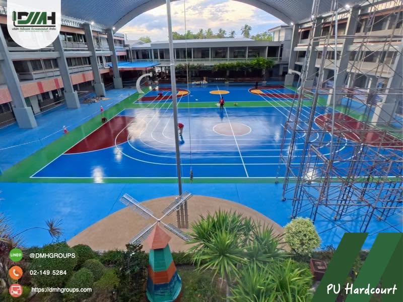 สนามกีฬา PU Hardcourt โรงเรียนธิดาแม่พระ สุราษฎร์ธานี รูปที่ 11