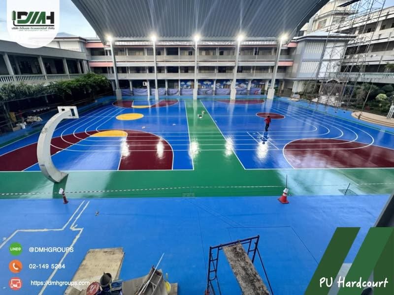 สนามกีฬา PU Hardcourt โรงเรียนธิดาแม่พระ สุราษฎร์ธานี รูปที่ 12