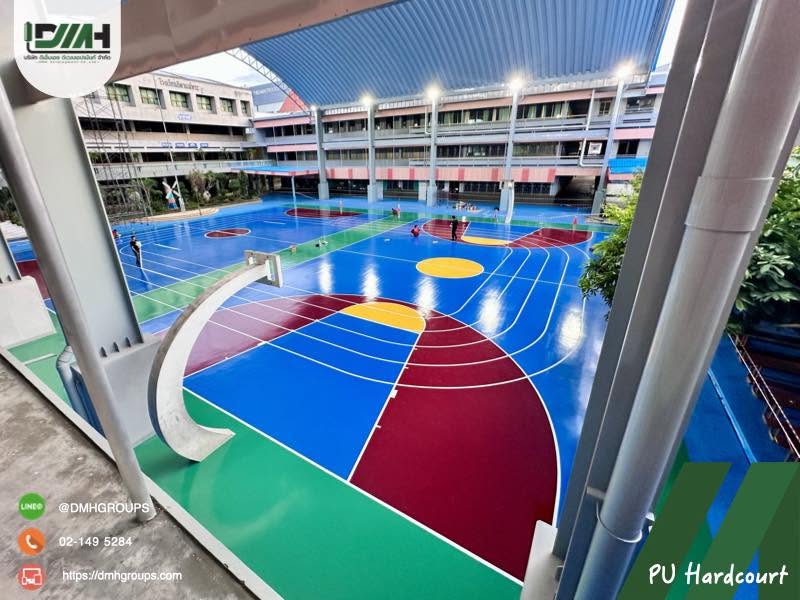 สนามกีฬา PU Hardcourt โรงเรียนธิดาแม่พระ สุราษฎร์ธานี รูปที่ 13