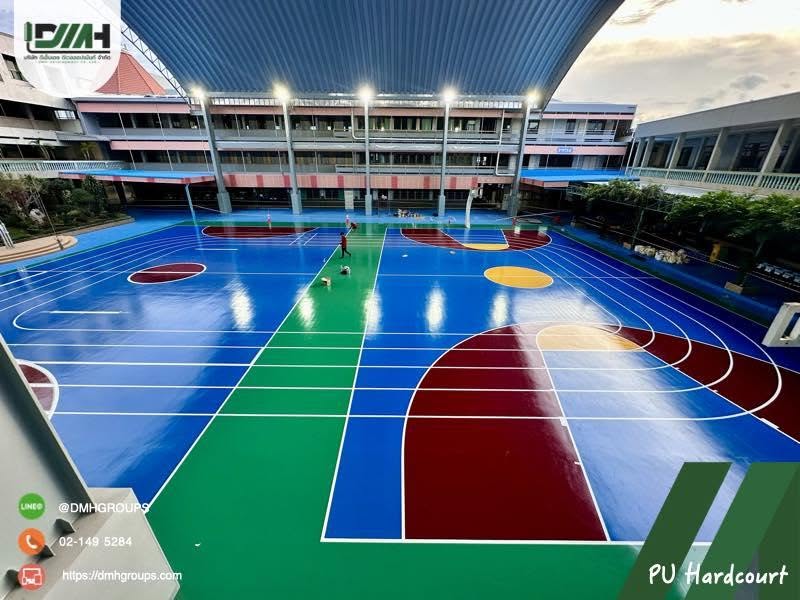 สนามกีฬา PU Hardcourt โรงเรียนธิดาแม่พระ สุราษฎร์ธานี รูปที่ 14