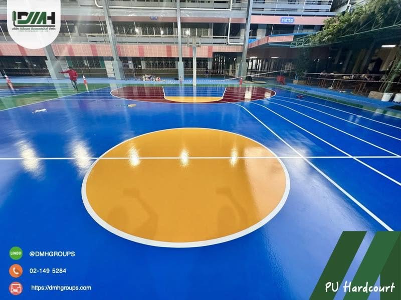 สนามกีฬา PU Hardcourt โรงเรียนธิดาแม่พระ สุราษฎร์ธานี รูปที่ 15