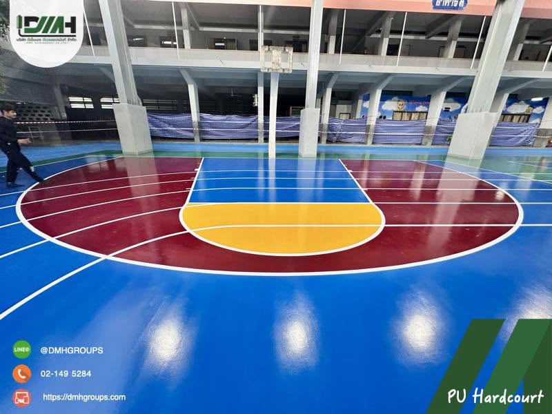 สนามกีฬา PU Hardcourt โรงเรียนธิดาแม่พระ สุราษฎร์ธานี รูปที่ 16