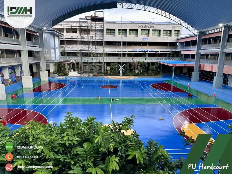 สนามกีฬา PU Hardcourt โรงเรียนธิดาแม่พระ สุราษฎร์ธานี รูปที่ 17