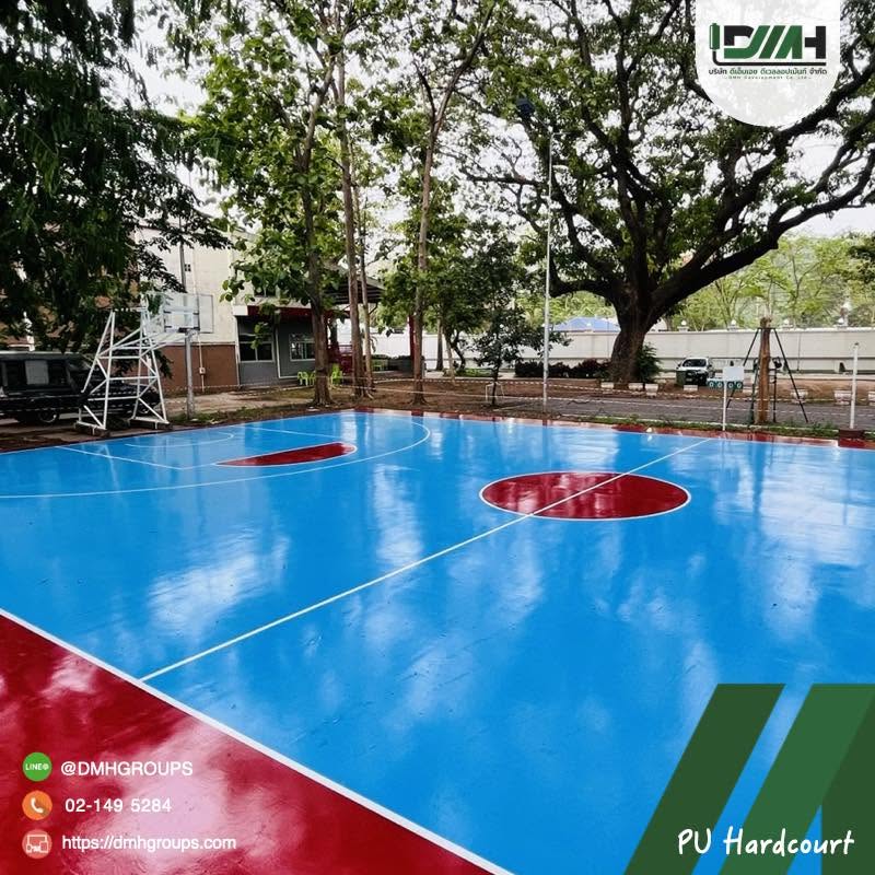 สนามกีฬา PU Hardcourt บ้านพักพนักงานปูนอินทรีย์ สระบุรี รูปที่ 6