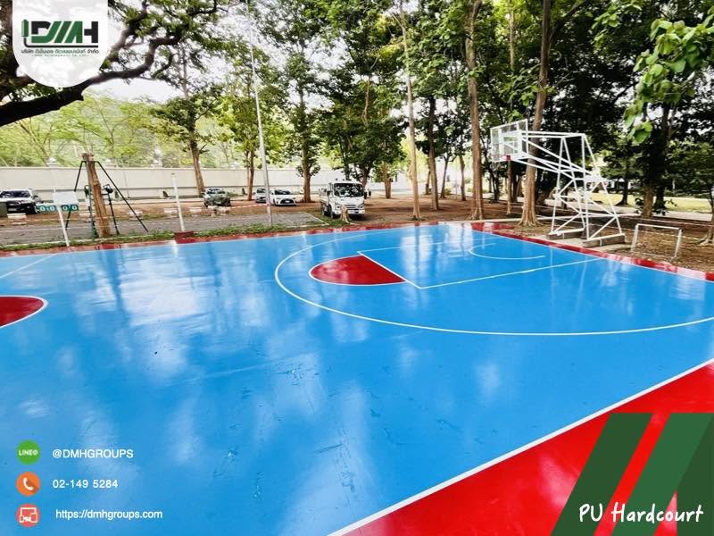 สนามกีฬา PU Hardcourt บ้านพักพนักงานปูนอินทรีย์ สระบุรี รูปที่ 8
