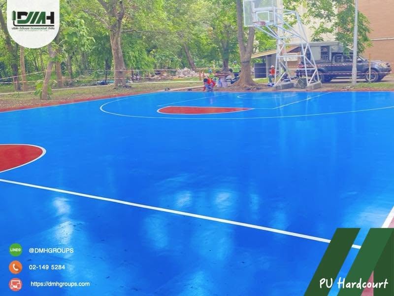 สนามกีฬา PU Hardcourt บ้านพักพนักงานปูนอินทรีย์ สระบุรี รูปที่ 9