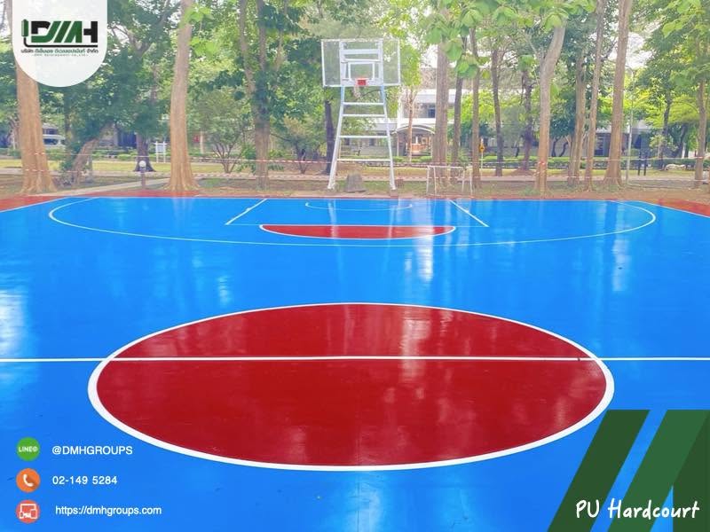 สนามกีฬา PU Hardcourt บ้านพักพนักงานปูนอินทรีย์ สระบุรี รูปที่ 10