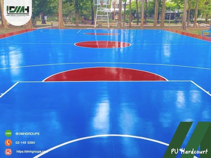 สนามกีฬา PU Hardcourt บ้านพักพนักงานปูนอินทรีย์ สระบุรี รูปที่ 11