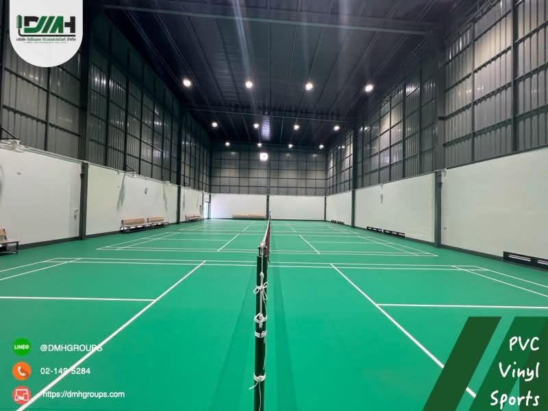 สนามแบดมินตัน ลาดพร้าว PVC Sport Phokaew Sports Complex กรุงเทพฯ พื้นสนามแบดมินตันพร้อมใช้งานหลังส่งมอบ รูปที่ 13