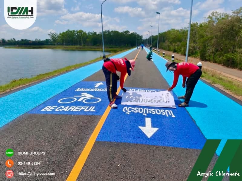 ลู่วิ่งและทางจักรยาน สันเขื่อนอ่างเก็บน้ำมาบประชัน ชลบุรี รูปที่ 21