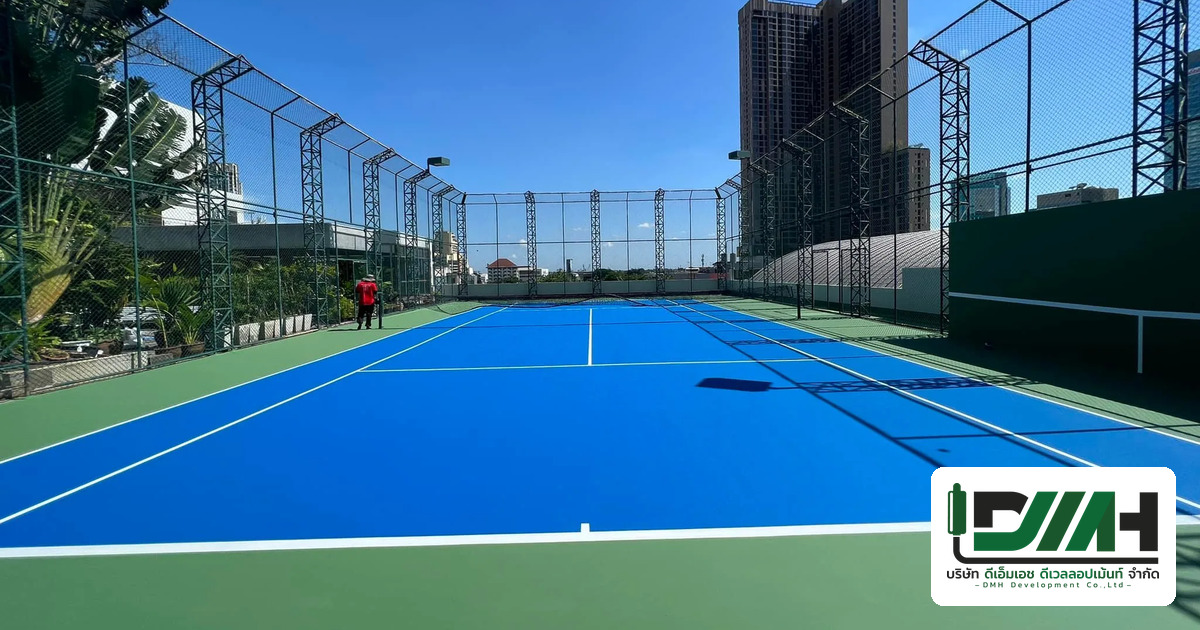 Acrylic Sport Hardcourt tennis court, Sukhumvit 36, Bangkok